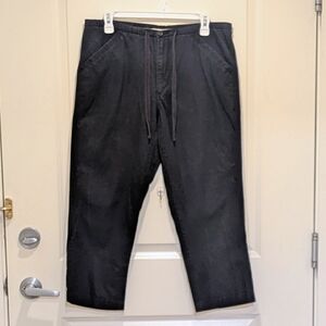 NWOT Beckwoman 30x32 100% Cotton Pants with Embroidered Pockets